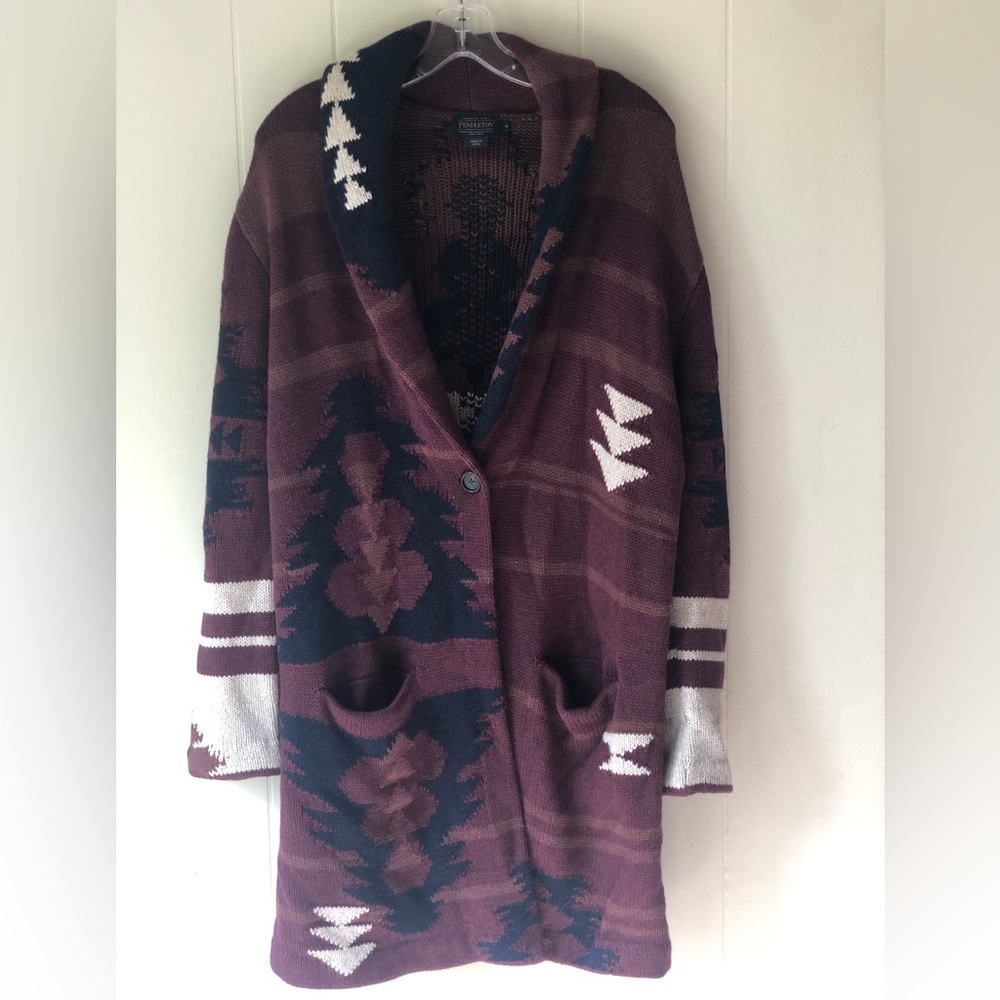 EUC Pendleton southwest boho style cardigan